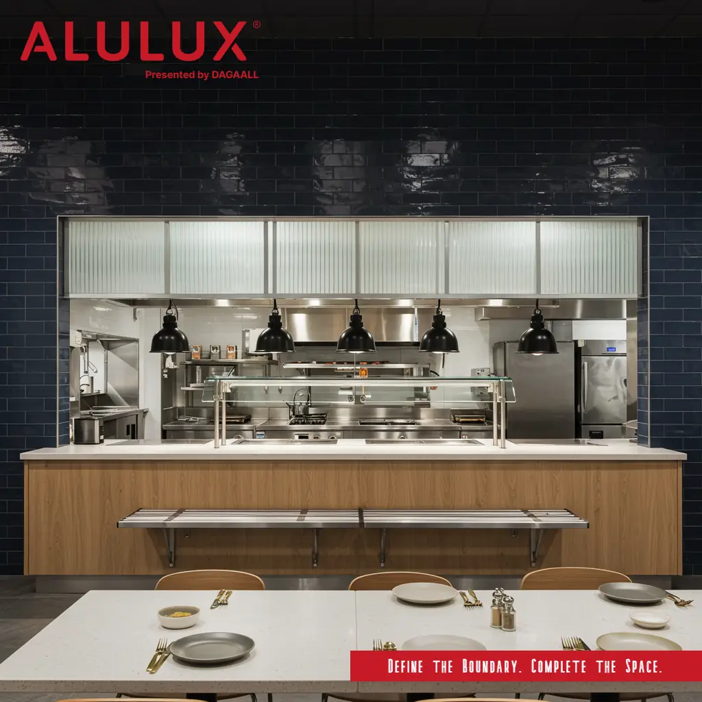 구내식당의 완성은 셔터에서... | ALULUX 롤러셔터
