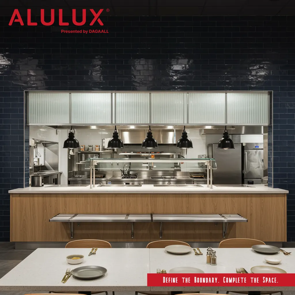 구내식당의 완성은 셔터에서... | ALULUX 롤러셔터