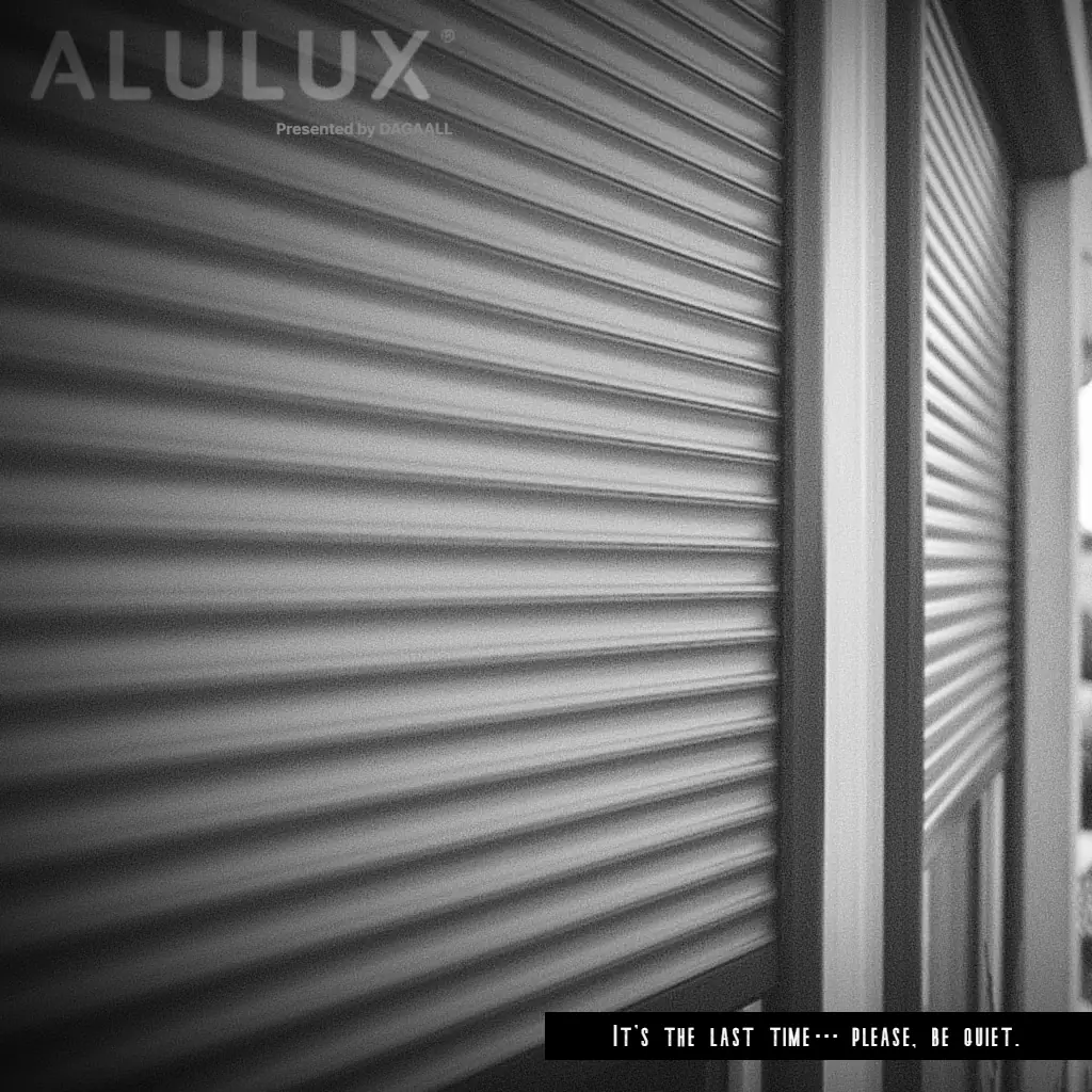들리지, 이 소리? | ALULUX 롤러셔터