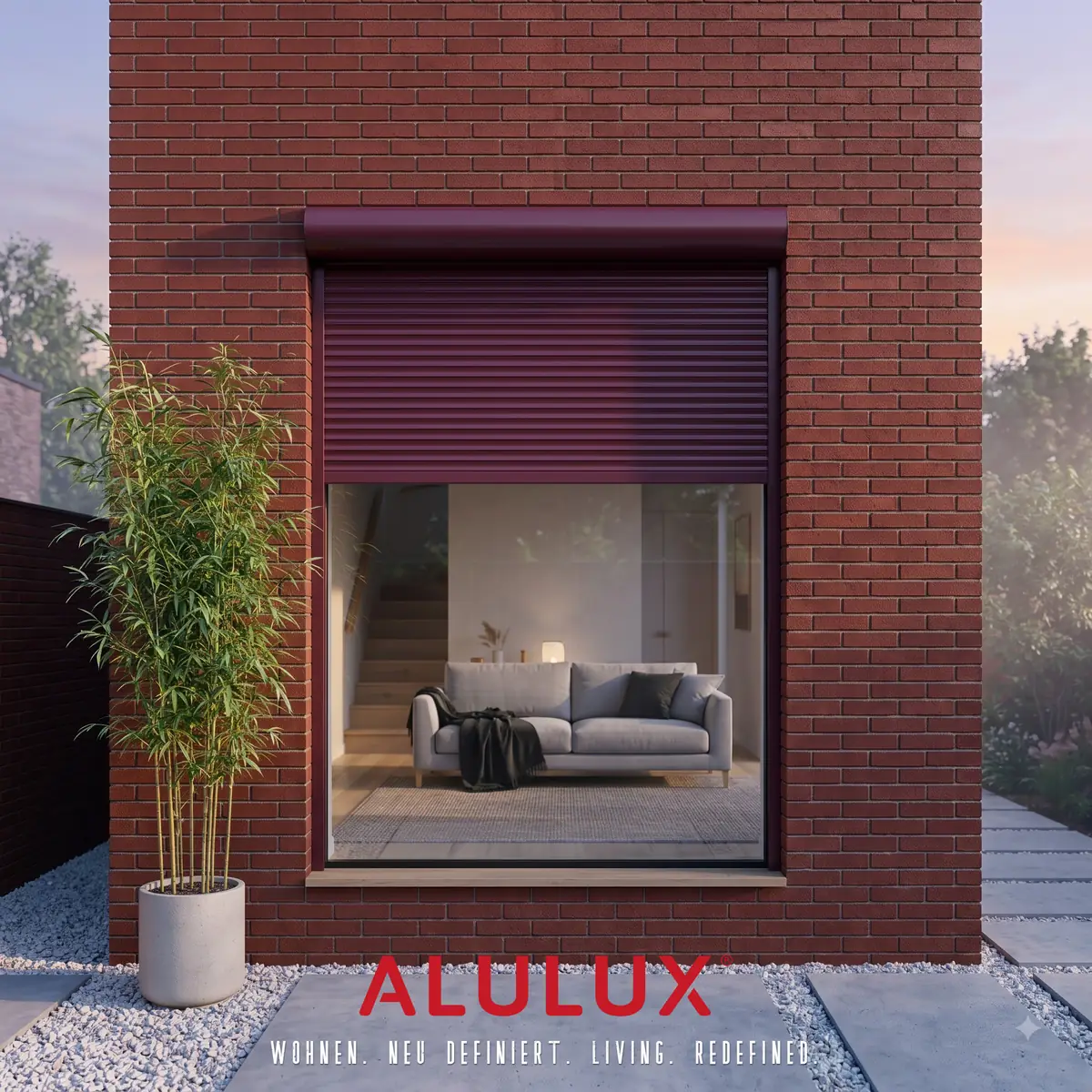 태양의 열기를 창밖에서 막다 | 독일 ALULUX 주택 외부차양 셔터