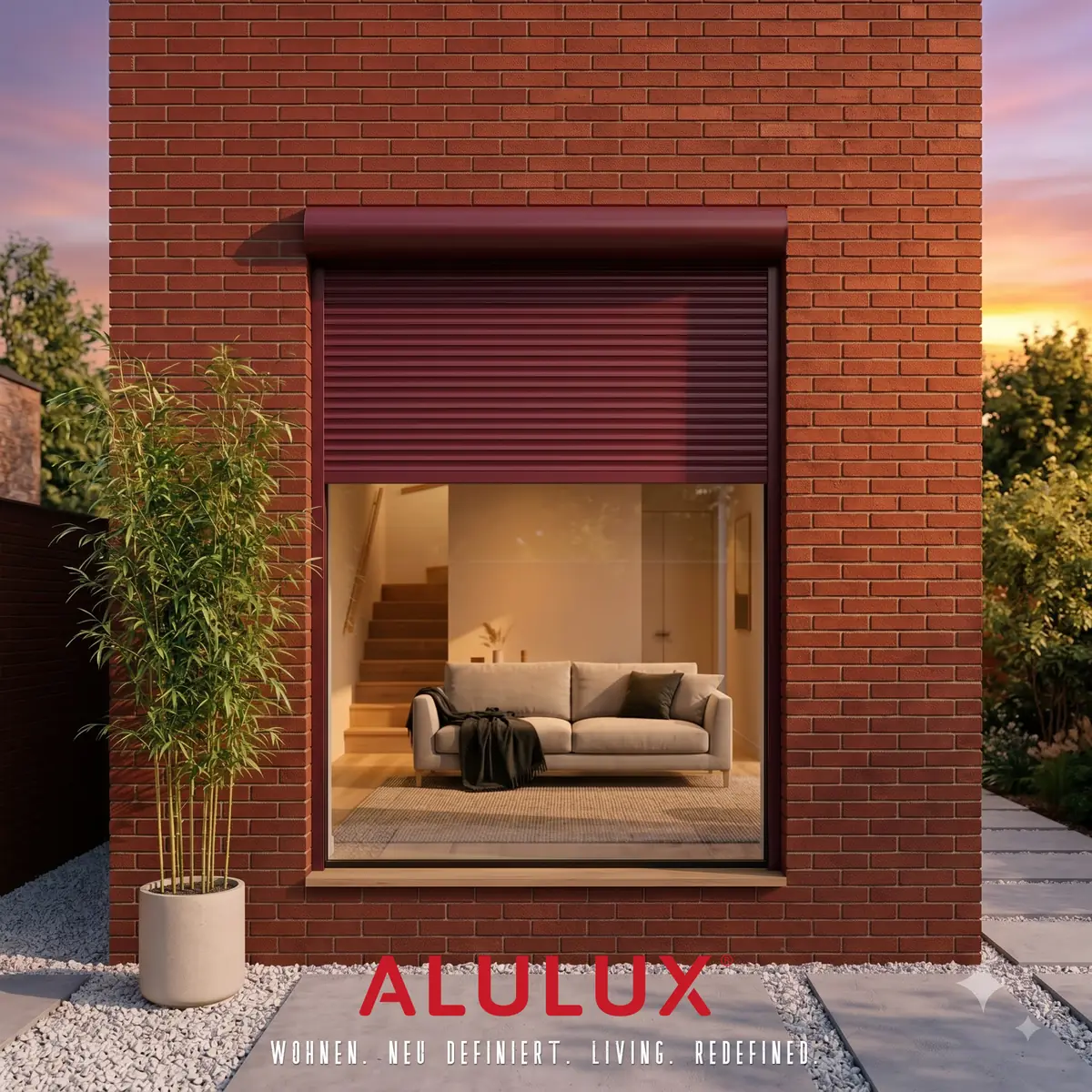 태양의 열기를 창밖에서 막다 | 독일 ALULUX 주택 외부차양 셔터