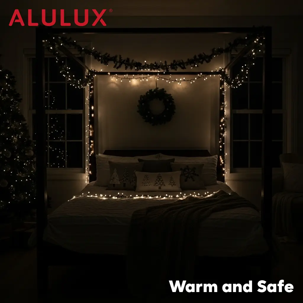 따뜻하고 안전한 겨울밤. ALULUX 롤러셔터