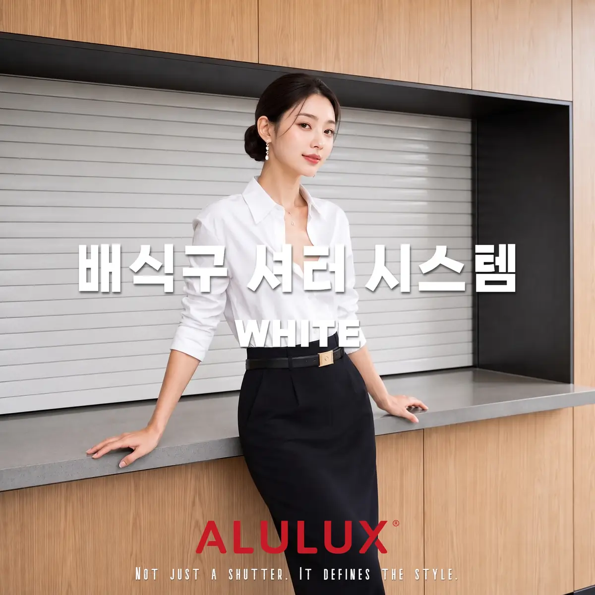 독일 ALULUX : 알루룩스 배식구 셔터 시스템, 그녀가 선택했다.