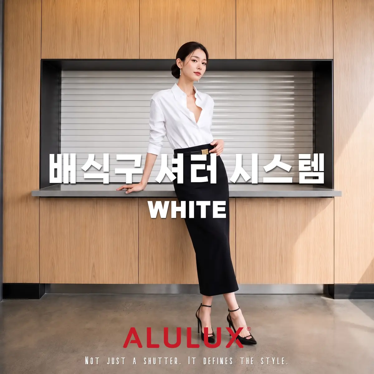 독일 ALULUX : 알루룩스 배식구 셔터 시스템, 그녀가 선택했다.
