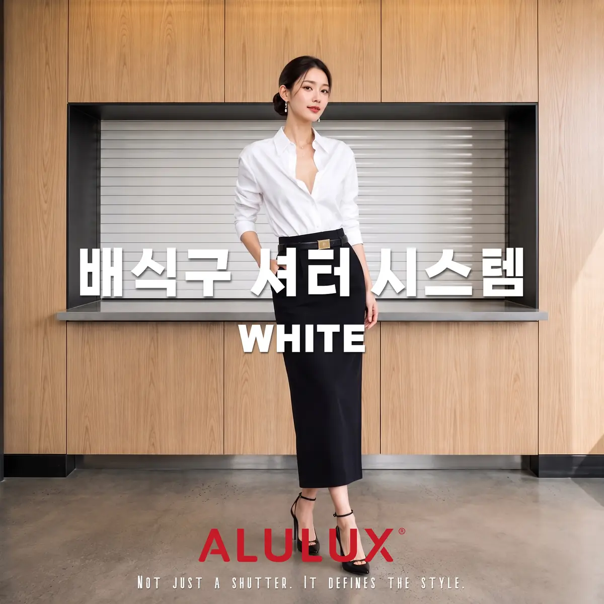 독일 ALULUX : 알루룩스 배식구 셔터 시스템, 그녀가 선택했다.