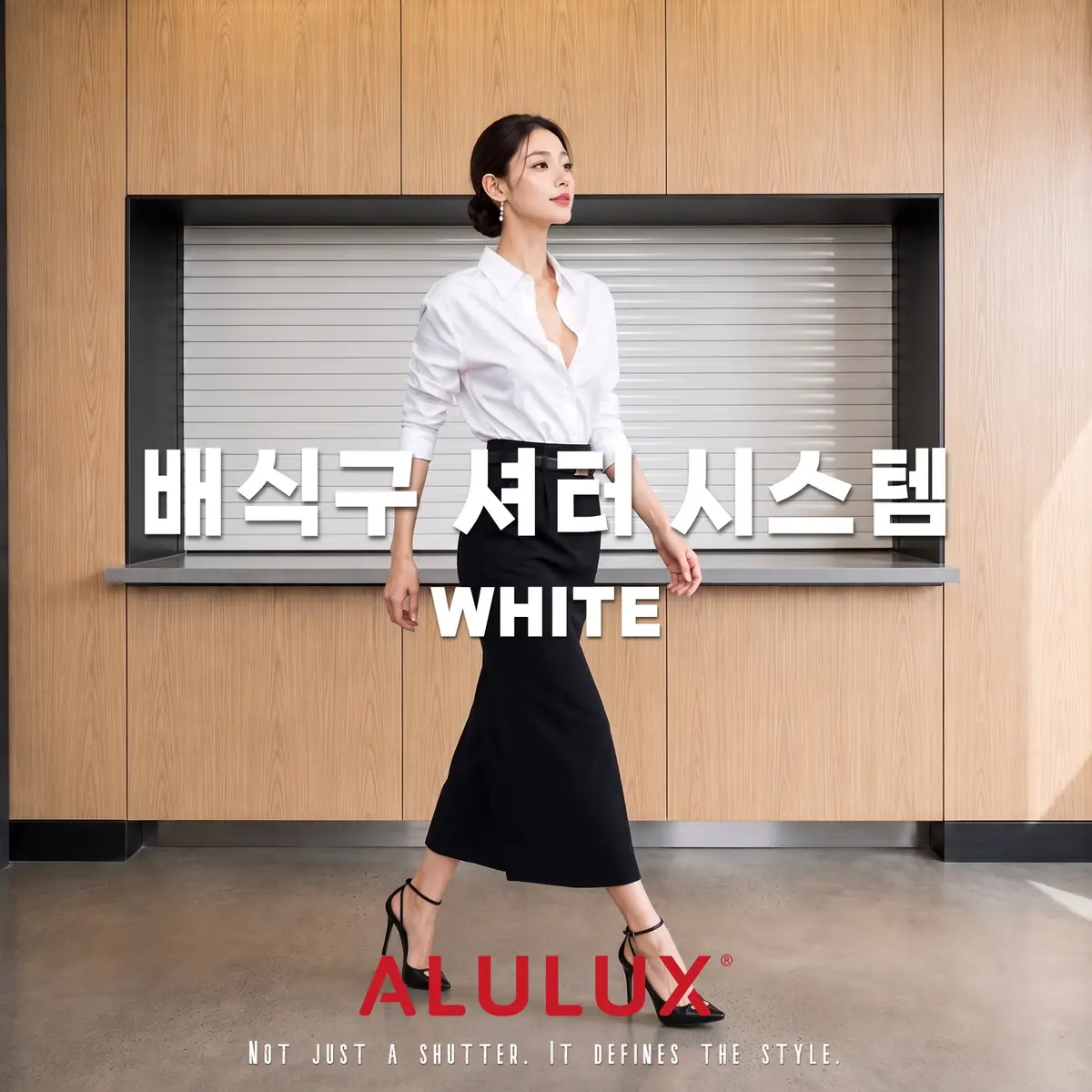 독일 ALULUX : 알루룩스 배식구 셔터 시스템, 그녀가 선택했다.
