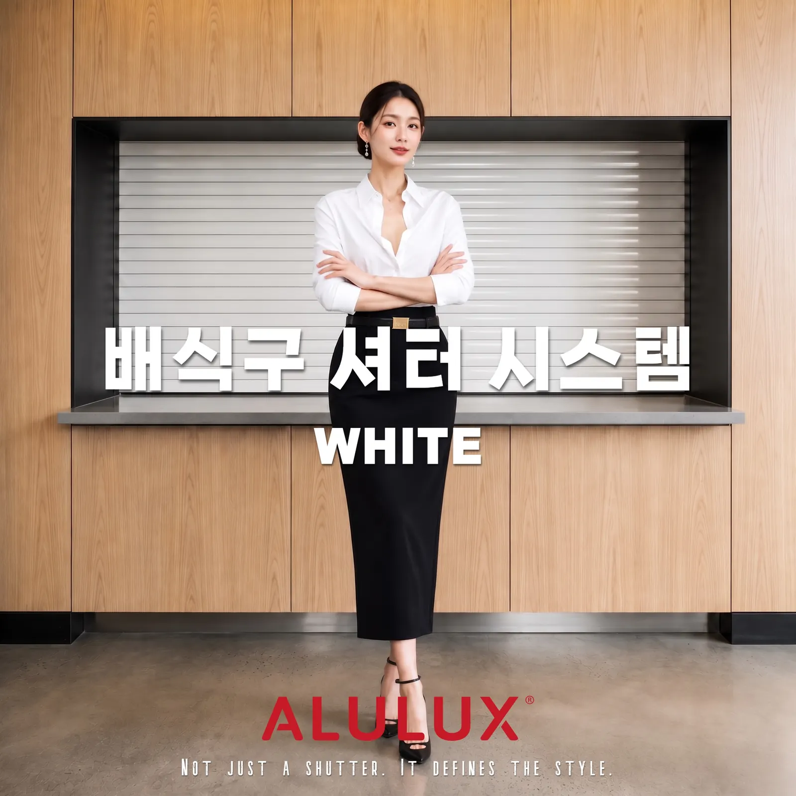 독일 ALULUX : 알루룩스 배식구 셔터 시스템, 그녀가 선택했다.