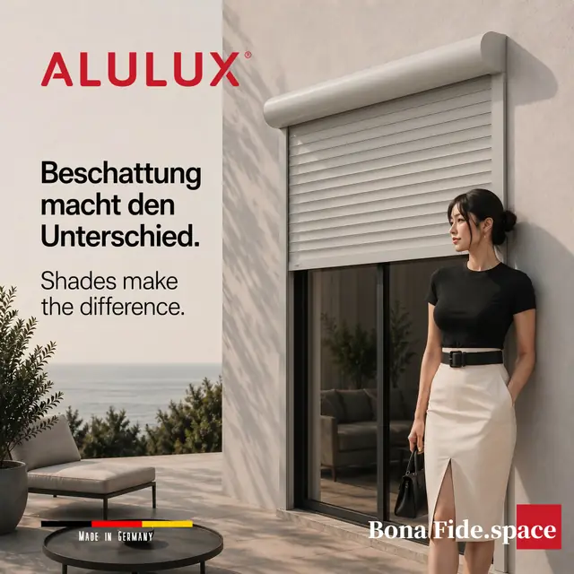 ALULUX : 알루룩스 롤러셔터, 하이엔드 주택을 완성하는 외부차양