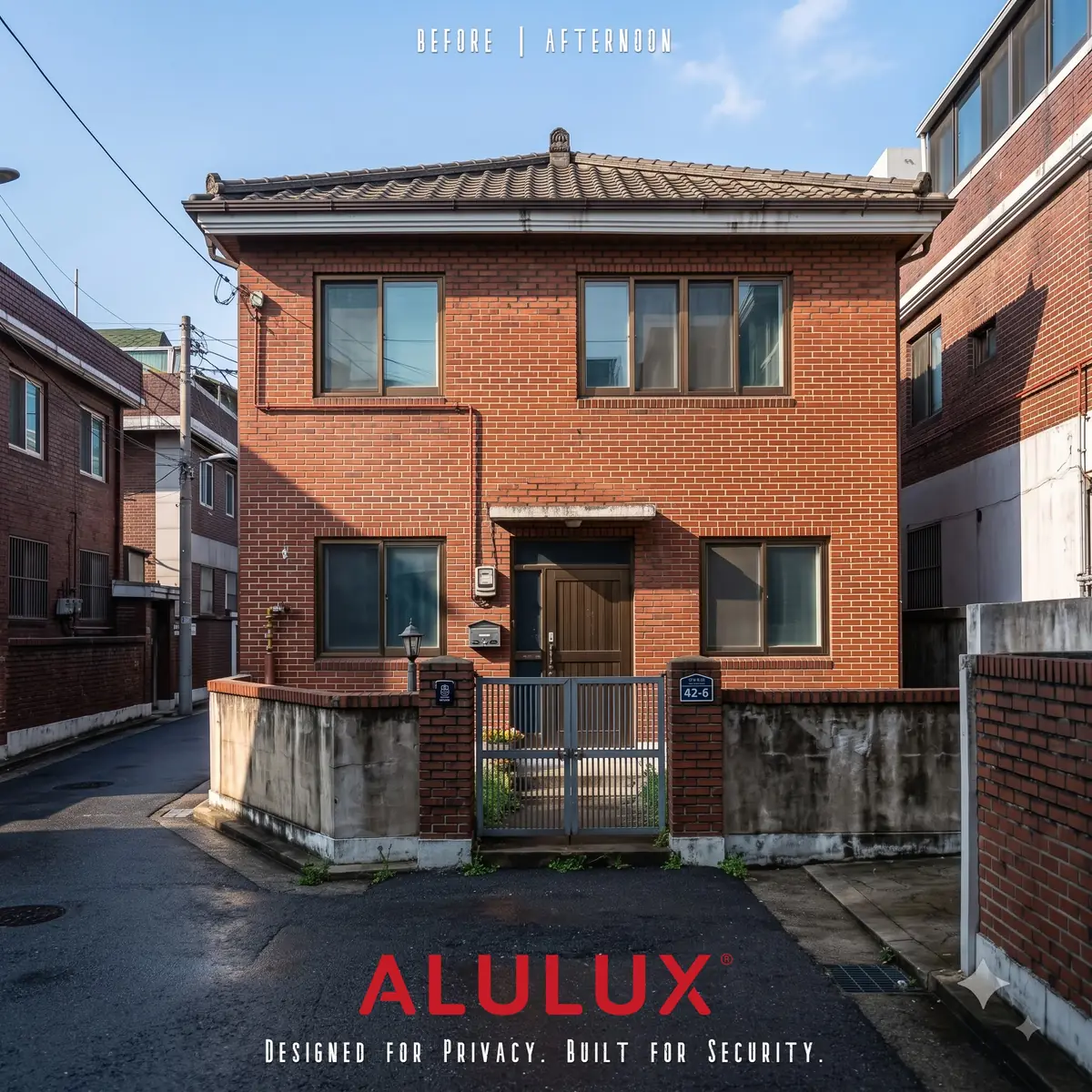 프라이버시와 보안이 필요한 시간 | 독일 ALULUX 셔터 시스템