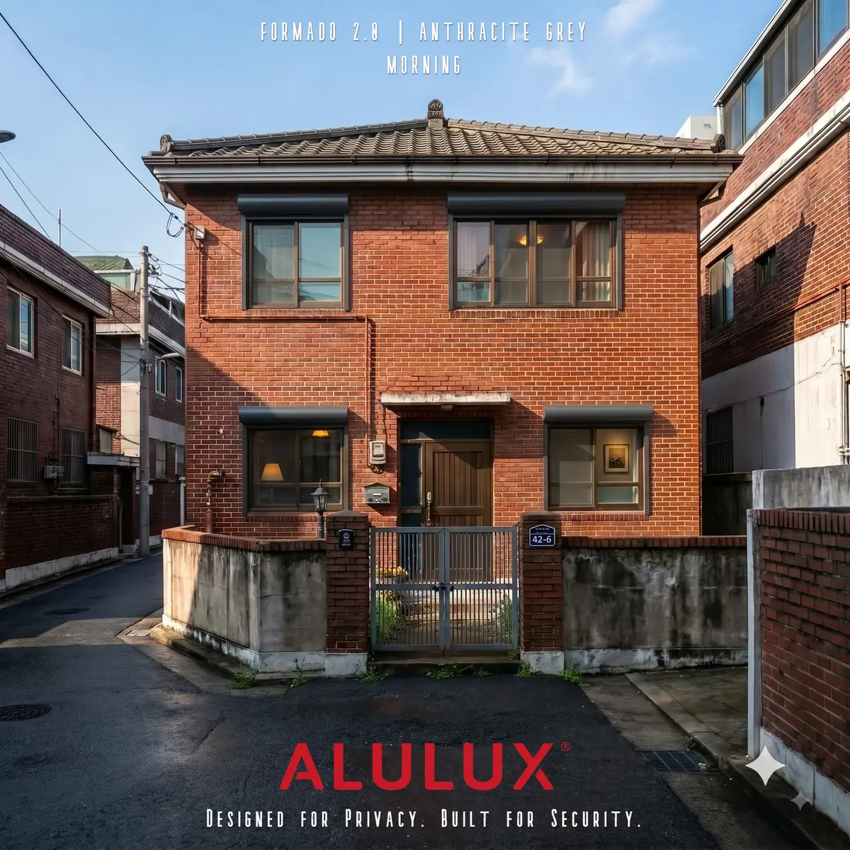 프라이버시와 보안이 필요한 시간 | 독일 ALULUX 셔터 시스템