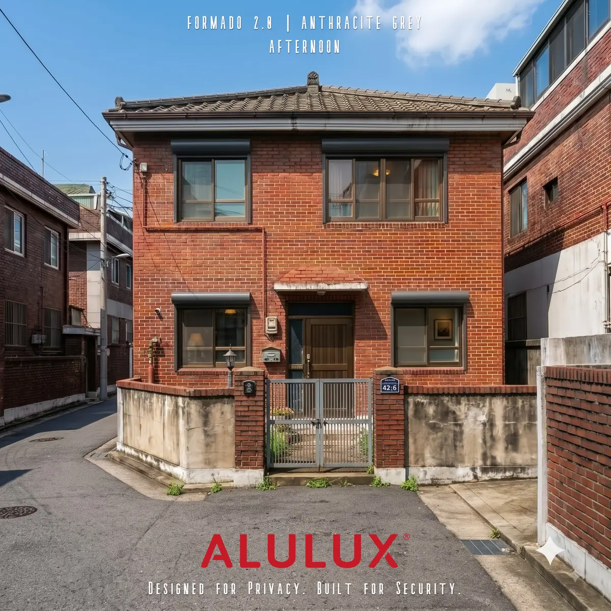 프라이버시와 보안이 필요한 시간 | 독일 ALULUX 셔터 시스템