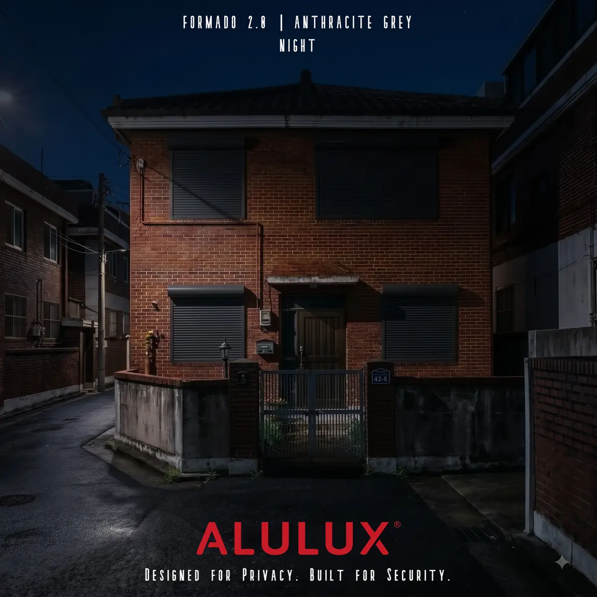 프라이버시와 보안이 필요한 시간 | 독일 ALULUX 셔터 시스템