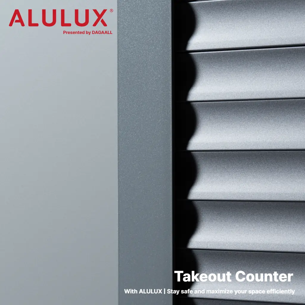 테이크아웃 카운터 지킴이 | 독일 ALULUX 롤러 셔터