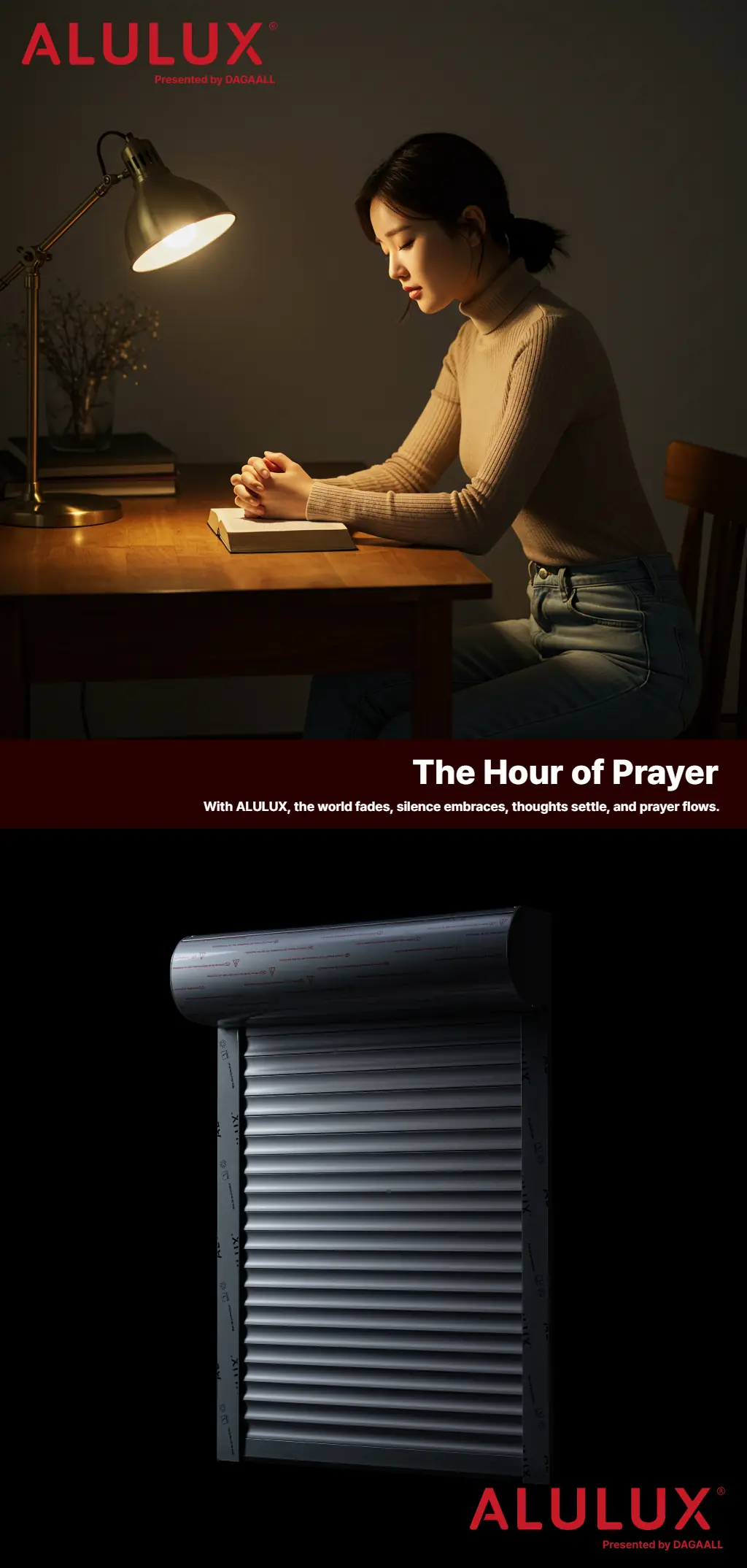 The Hour of Prayer | 기도하는 시간 | ALULUX 롤러셔터