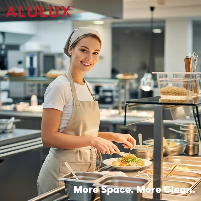 ALULUX 롤러셔터, 배식구를 다시 정의하다.