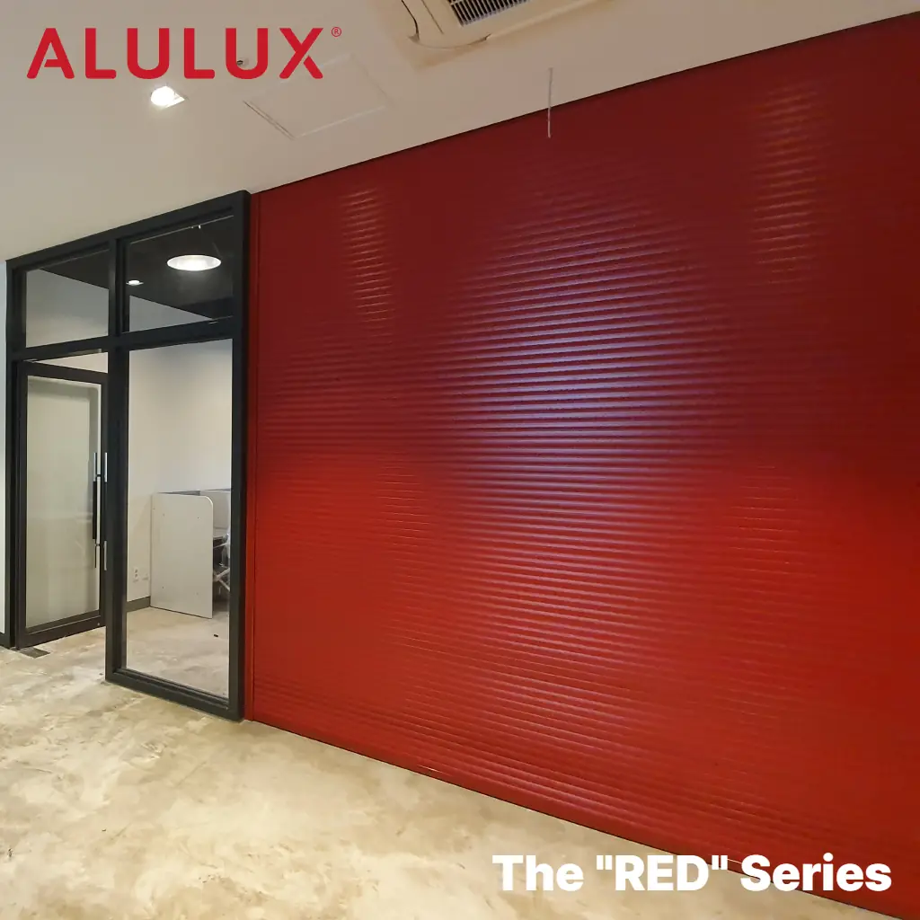ALULUX 롤러셔터, The "RED" - 레드 스타일링