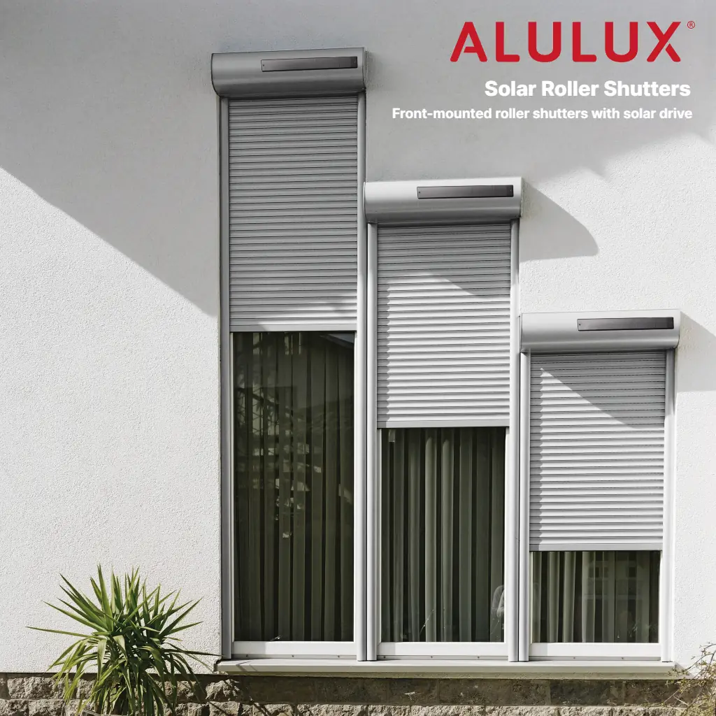 독일 ALULUX 태양광 롤러 셔터 시스템
