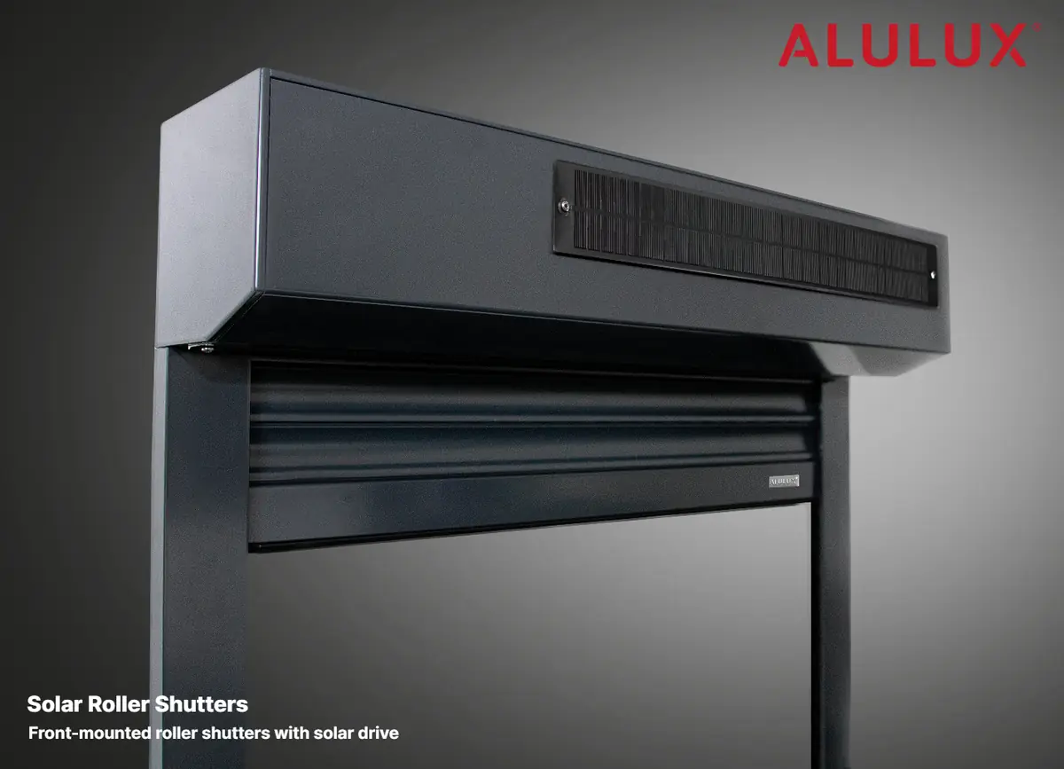독일 ALULUX 태양광 롤러 셔터 시스템