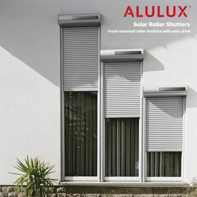 독일 ALULUX 태양광 롤러 셔터 시스템