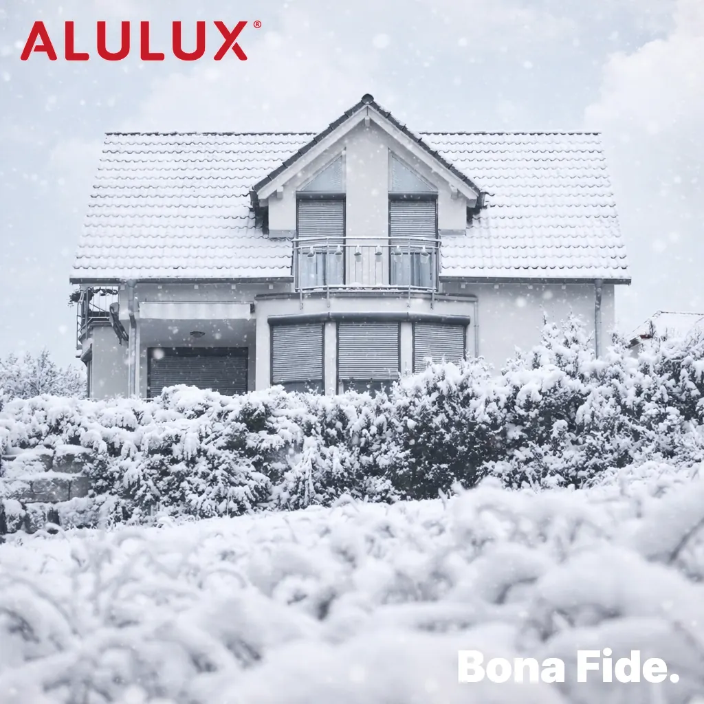 ALULUX 롤러셔터, 그녀의 겨울은 따뜻하다.