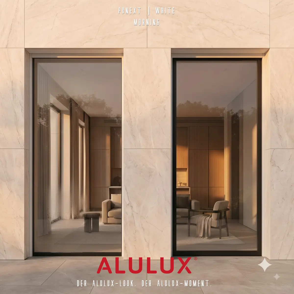 ALULUX IN FRAME - In-Wall 롤러셔터 PUNEXT, 하루를 여닫다.