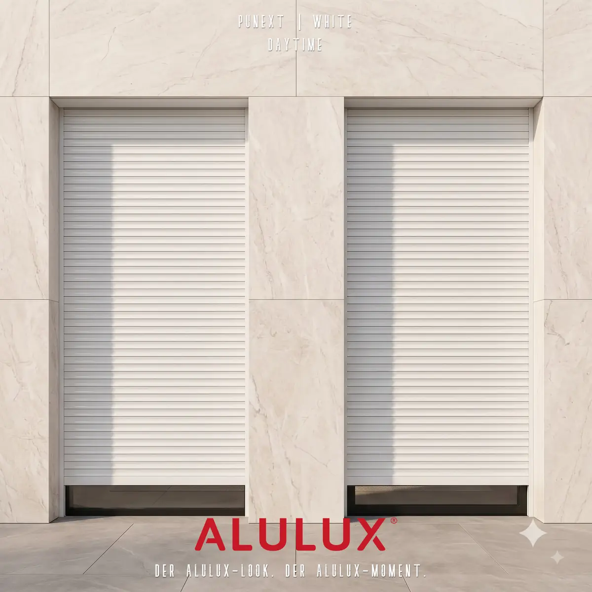 ALULUX IN FRAME - In-Wall 롤러셔터 PUNEXT, 하루를 여닫다.