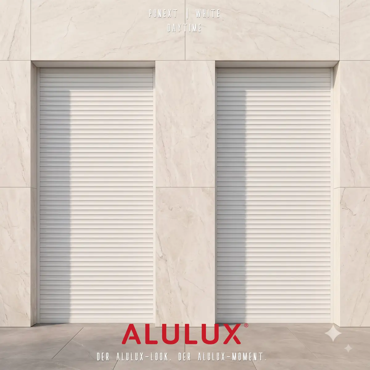 ALULUX IN FRAME - In-Wall 롤러셔터 PUNEXT, 하루를 여닫다.