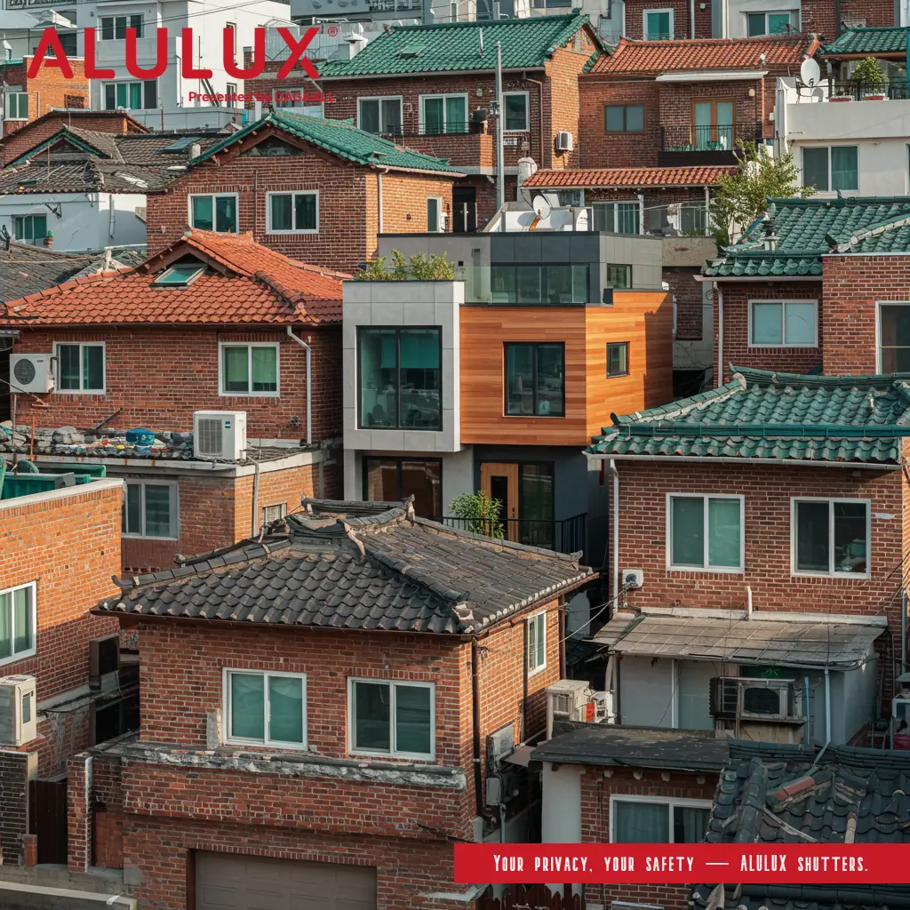 옆집이 보인다. 옆집이 들린다. | ALULUX 롤러셔터가 필요한 순간