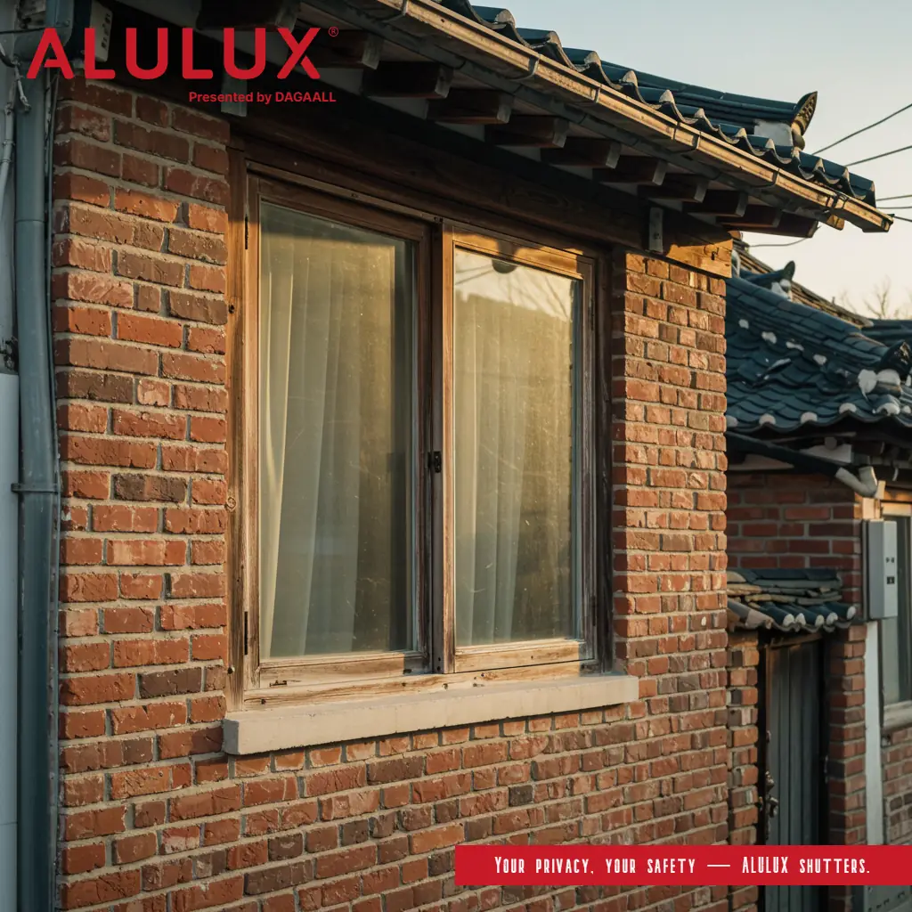 옆집이 보인다. 옆집이 들린다. | ALULUX 롤러셔터가 필요한 순간