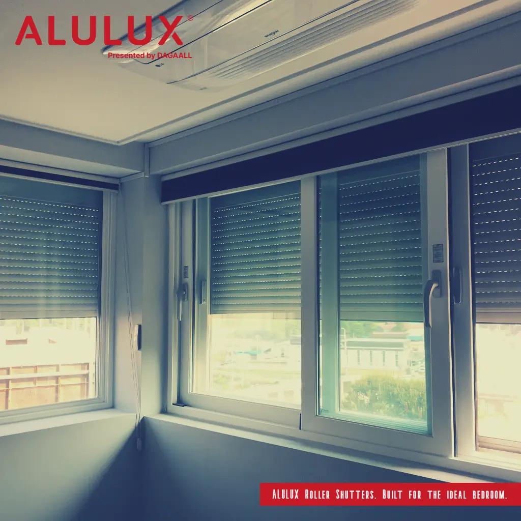 이상적인 침실의 마지막 조건 | ALULUX 롤러셔터