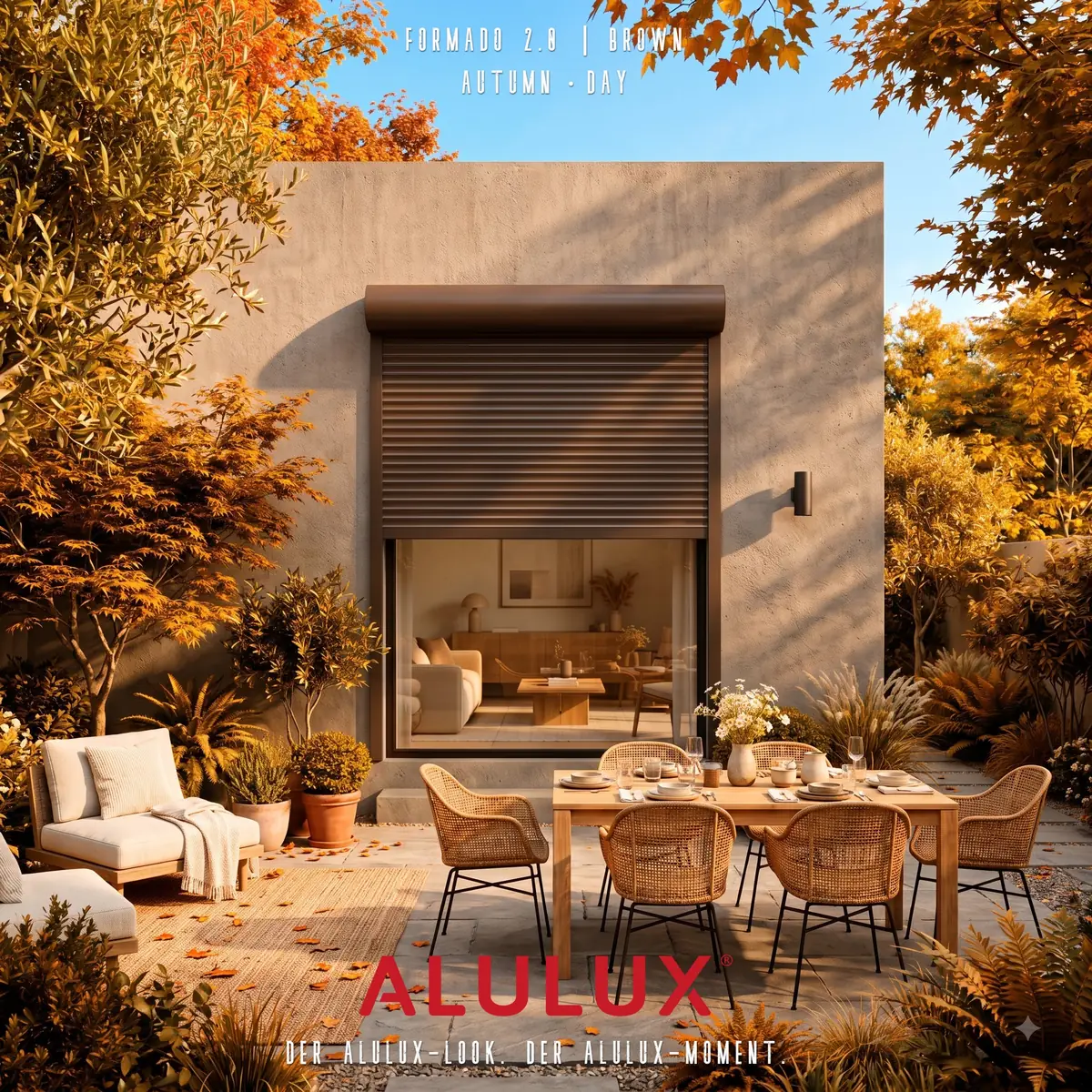 독일 ALULUX 롤러셔터 | The 브라운 에디션, 가을의 변주