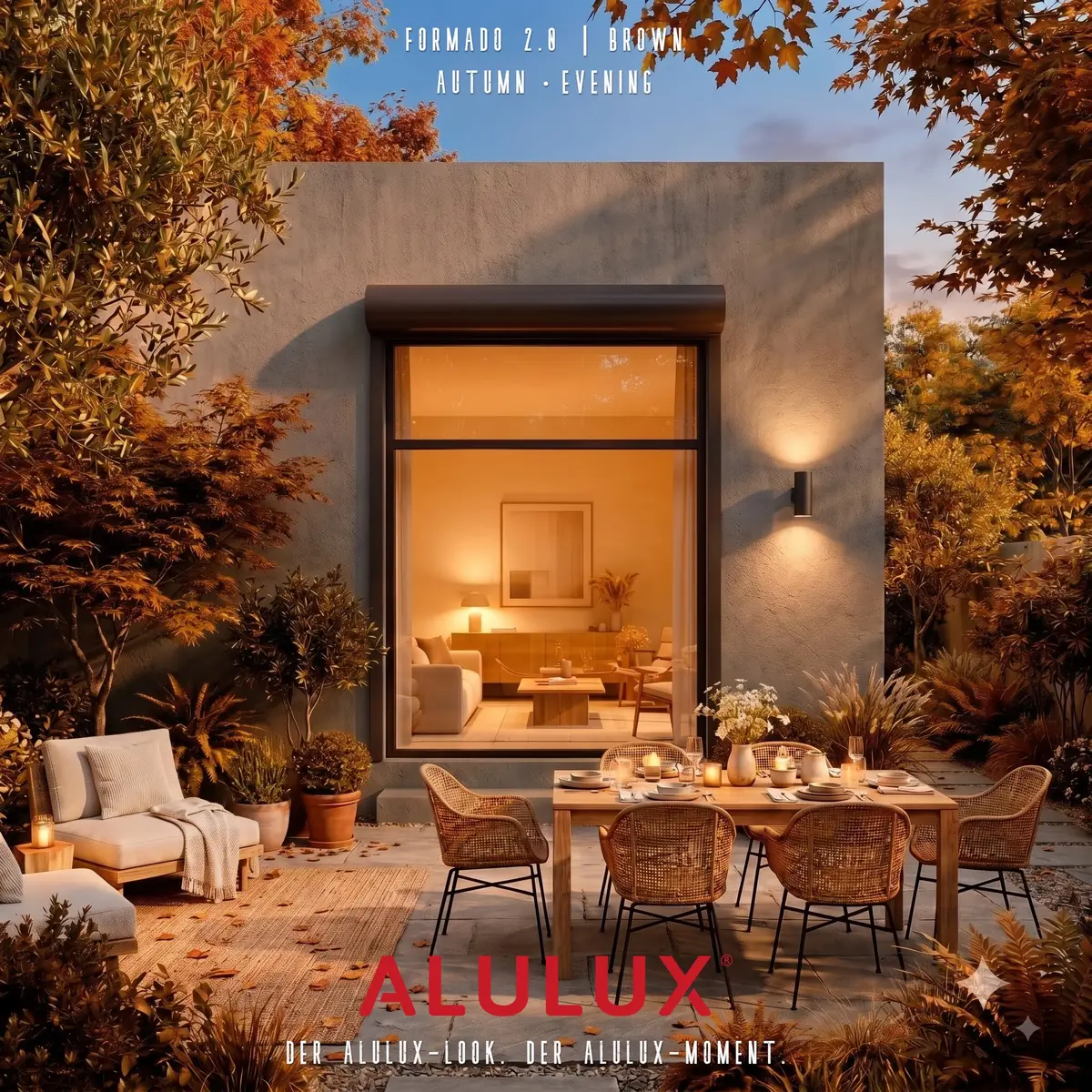 독일 ALULUX 롤러셔터 | The 브라운 에디션, 가을의 변주