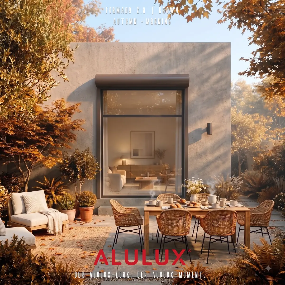 독일 ALULUX 롤러셔터 | The 브라운 에디션, 가을의 변주