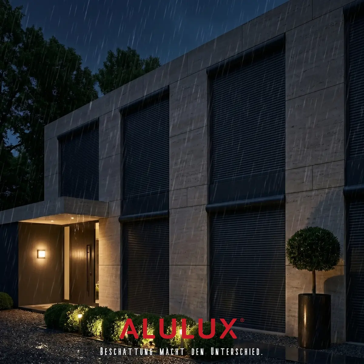 ALULUX : 독일 알루룩스 외부차양 셔터, 폭염에 주택이 녹아내리는 여름