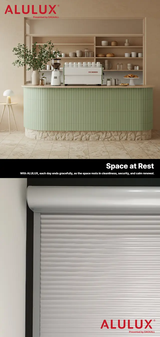 Space at Rest 1. | 공간의 쉼표 1. | 독일 ALULUX 롤러셔터